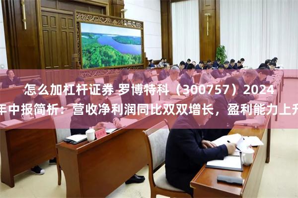 怎么加杠杆证券 罗博特科（300757）2024年中报简析：营收净利润同比双双增长，盈利能力上升