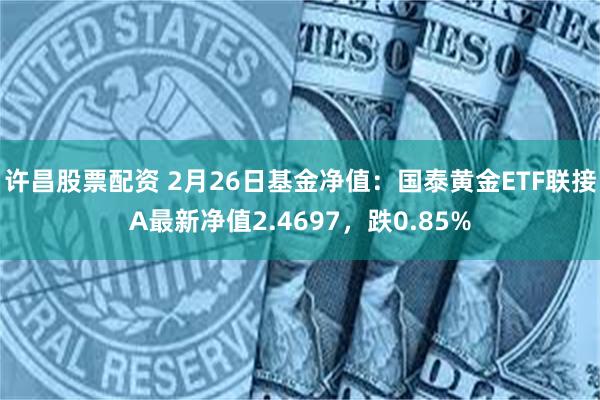 许昌股票配资 2月26日基金净值：国泰黄金ETF联接A最新净值2.4697，跌0.85%